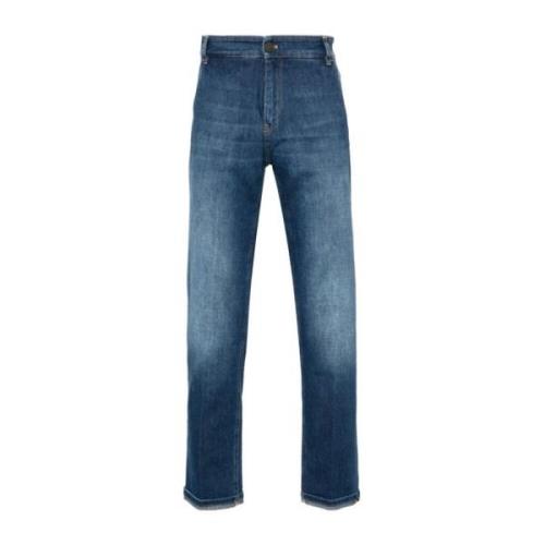 PT Torino Slim-Fit Jeans, Stilfull och Trendig Blue, Herr