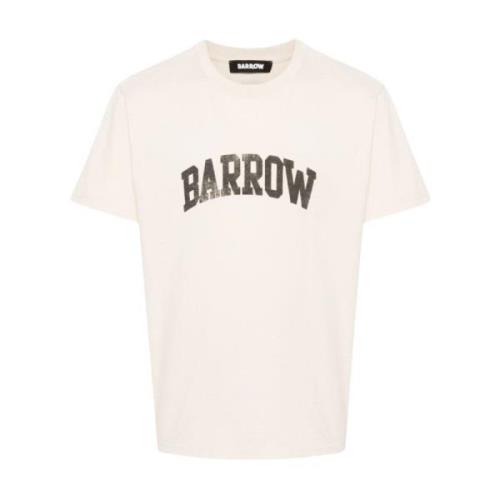 Barrow Casual Jersey T-shirt för män Beige, Herr