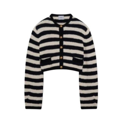 Halfboy Elegant Cardigan Alice Cream/Black Black, Dam