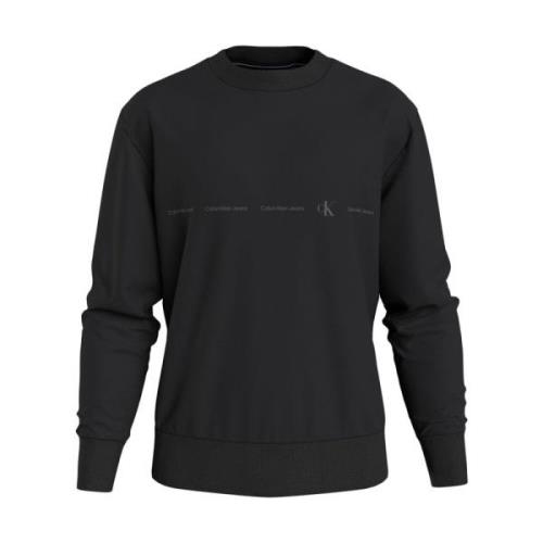 Calvin Klein Svart bomullsdräkt Black, Herr