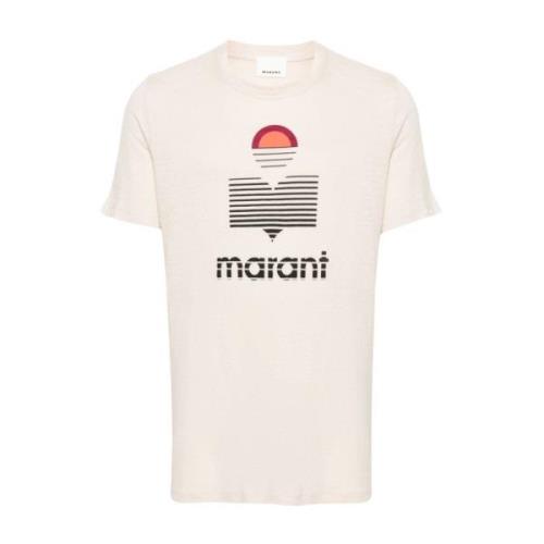 Isabel Marant Karman TEE 23Ec T-Shirts Beige, Herr