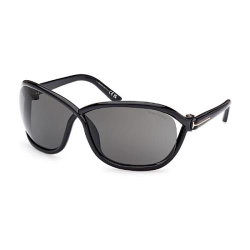 Tom Ford Svarta solglasögon dam accessoarer Aw23 Black, Dam