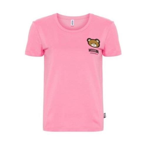 Love Moschino Rosa T-shirt och Polo Pink, Dam