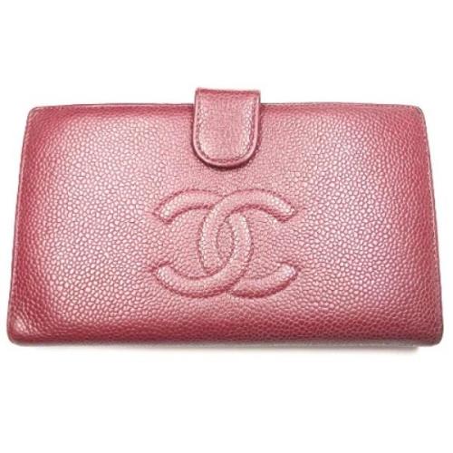 Chanel Vintage Pre-owned Laeder plnbcker Red, Dam