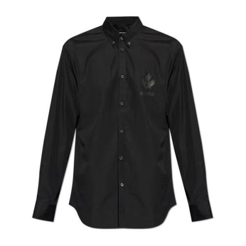 Dsquared2 Skjorta med logotyp Black, Herr