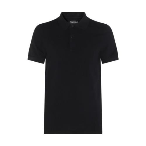Tom Ford Svarta T-shirts och Polos - Stil/Modell Namn Black, Herr