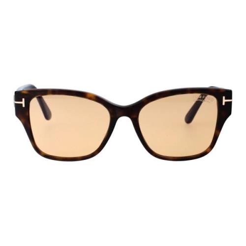 Tom Ford Elsa Stiliga Solglasögon Brown, Dam