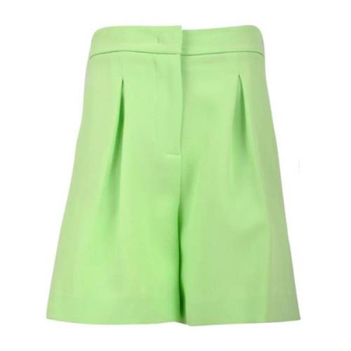 Hinnominate Grön Elegant Bermuda Shorts med Dragkedja Green, Dam