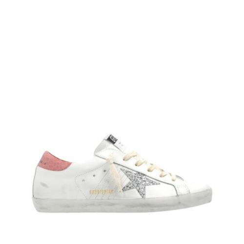 Golden Goose Läder Super-Star Sneakers White, Dam