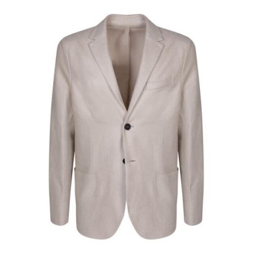 Harris Wharf London Beige Blazer för Män Beige, Herr