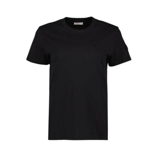 Moncler Logo T-shirt Black, Dam