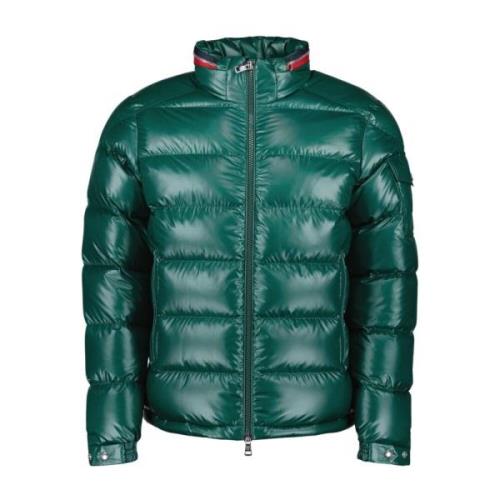 Moncler Quiltad Huva Jacka Green, Herr