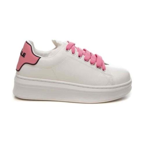 Gaëlle Paris Gummihäl Sneakers Pink, Dam