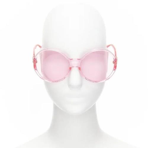 Gucci Vintage Pre-owned Acetat solglasgon Pink, Dam