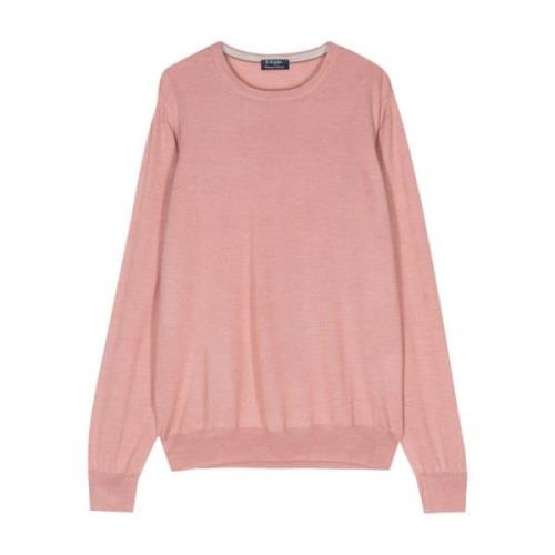 Barba Rosa Sweatshirt Ss24 Pink, Herr