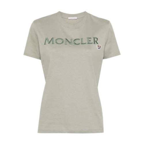 Moncler Gröna T-shirts och Polos Green, Dam