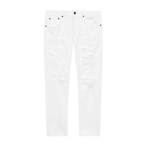 Dondup Modern Slim Fit Carrot Jeans White, Herr