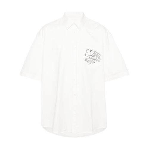 Martine Rose Blommig Overshirt White, Herr