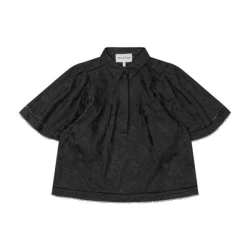 Munthe Feminin Occur Top & T-Shirt Svart Black, Dam