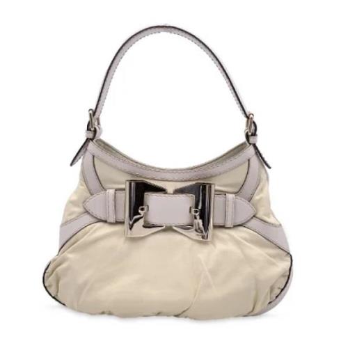 Gucci Vintage Pre-owned Laeder handvskor Beige, Dam