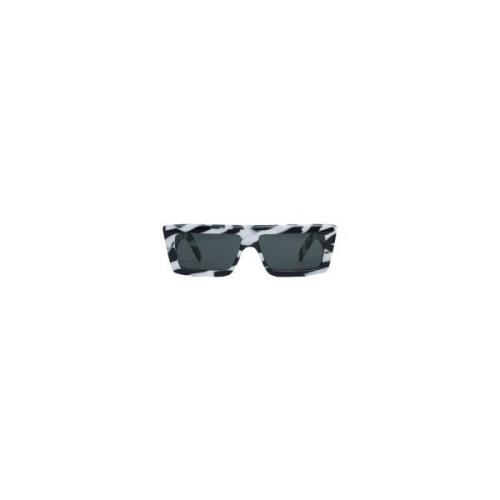 Celine Rektangulära solglasögon Monochroms White, Unisex