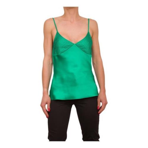 Liu Jo Grön Strass Top Green, Dam