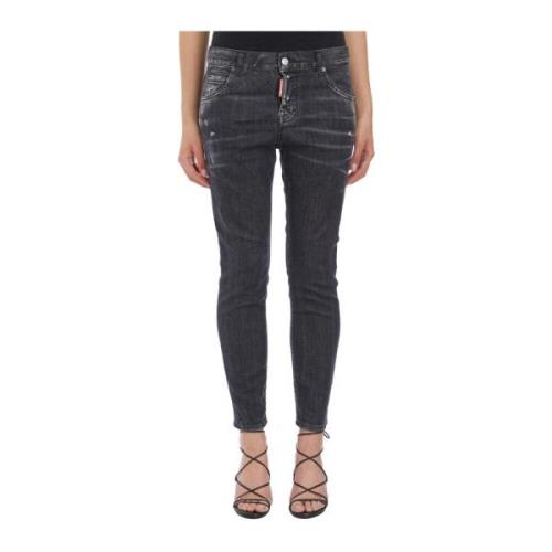 Dsquared2 Cool Girl Denim Jeans Black, Dam