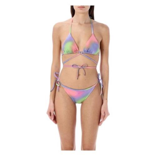 Emporio Armani Stilren Bikini för Sommaräventyr Multicolor, Dam