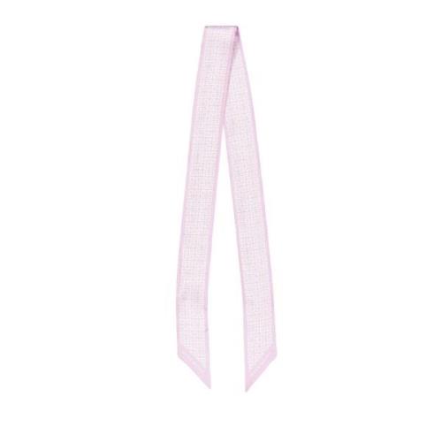 Givenchy Silk 4G Bandeau Hårband Pink, Dam