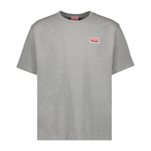 Kenzo Logo T-shirt, Kortärmad, Bomull Gray, Herr