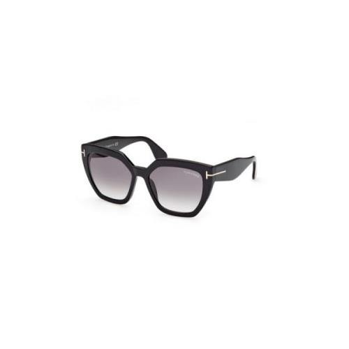 Tom Ford Blank Svart Solglasögon Modell Ft0939 Black, Unisex