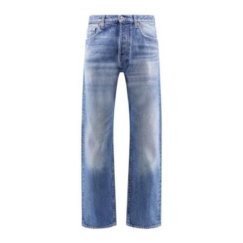 Valentino Blå Jeans Normal Midja Tillverkad i Italien Blue, Herr