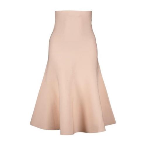 Victoria Beckham Flared Skirt Pink, Dam