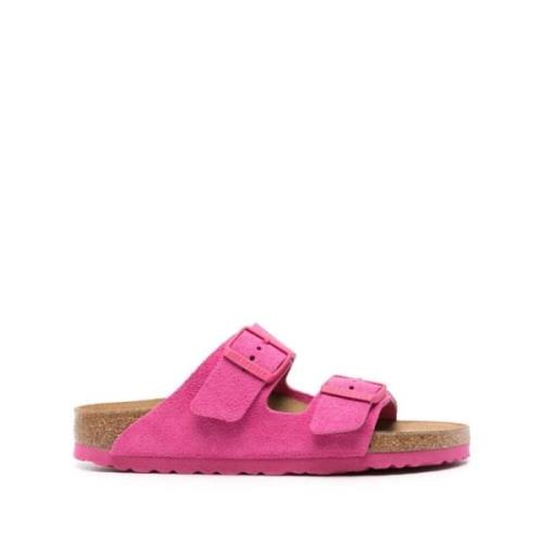 Birkenstock Fuchsia Arizona Sandaler Pink, Dam