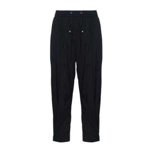 Herno Cropped Trousers Pantalone 9300 Black, Dam