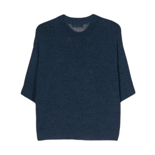 Roberto Collina Blå Sweatshirt Dammode Ss24 Blue, Dam