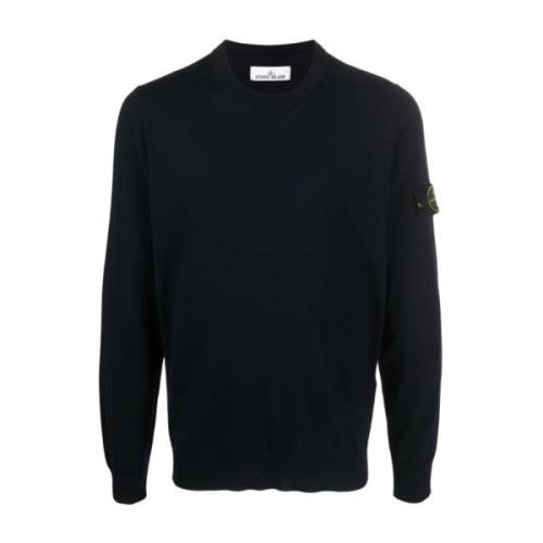 Stone Island Casual Pullover Sweater Blue, Herr