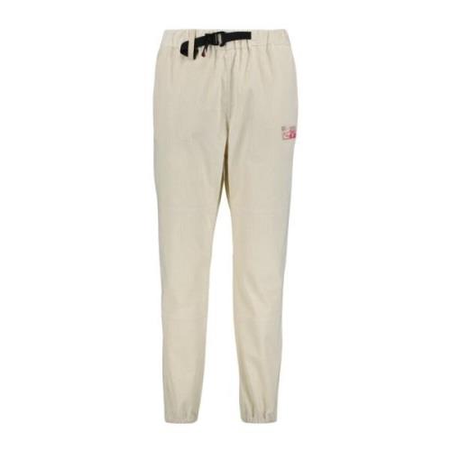 Moncler Mjuka cordbyxor med resår Beige, Dam