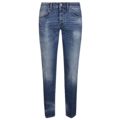 Lardini Klassiska Denim Jeans för Vardagsbruk Blue, Herr