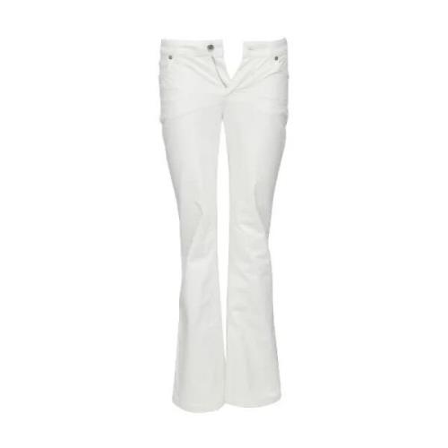 Louis Vuitton Vintage Pre-owned Bomull jeans White, Dam