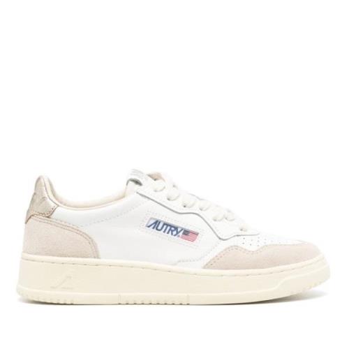 Autry Guld Medalist Low Sneakers White, Dam