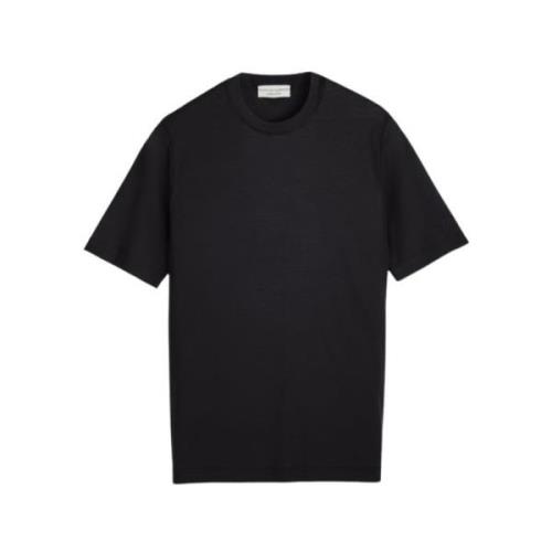 Filippo De Laurentiis Kortärmad Rund Hals T-shirt Black, Herr