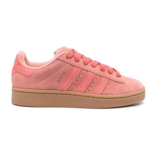 Adidas Wonder Clay Gold Metallic Campus Sneakers Pink, Dam