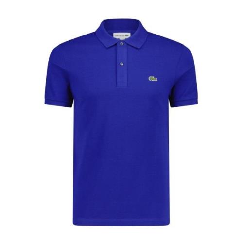 Lacoste Logo Slim-Fit Polo Shirt Blue, Herr