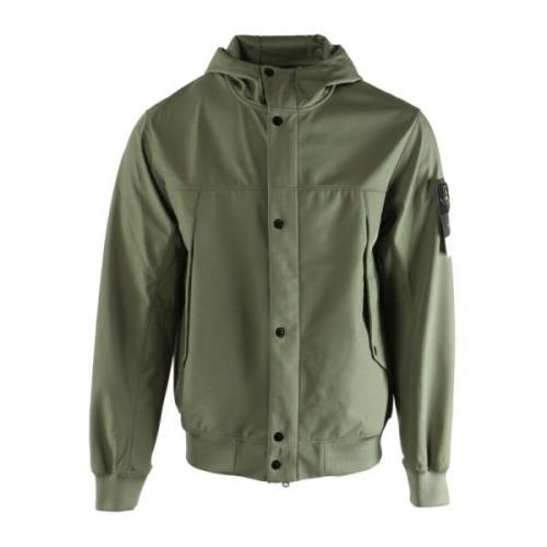 Stone Island Soft Shell Jacka Grön Green, Herr