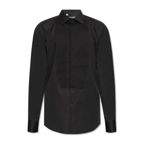Dolce & Gabbana Smoking skjorta Black, Herr