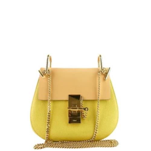 Chloé Pre-owned Pre-owned Laeder axelremsvskor Yellow, Dam