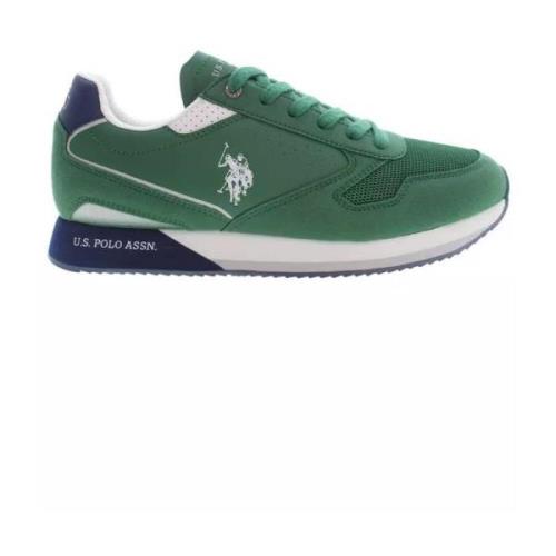 U.s. Polo Assn. Grön Sports Sneaker med Logo Green, Herr