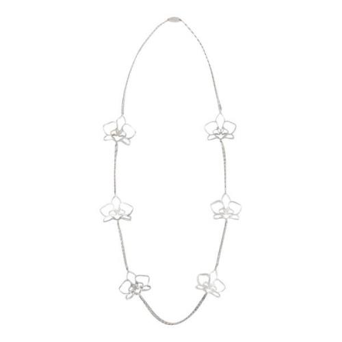 Genny Orkidé Outline Halsband Gray, Dam