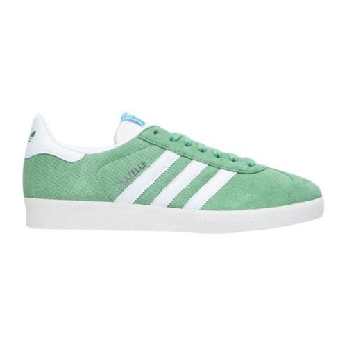 Adidas Perforerade Gazelle Sneakers med Modelltryck Green, Herr